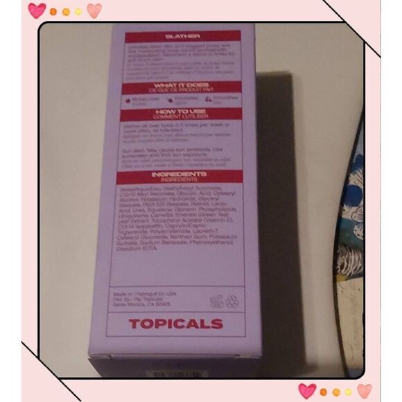 BNIB~SLATHER TOPICALS Exfoliating Body Serum~5 oz/150ml~$30 Retail Value - Picture 3 of 3